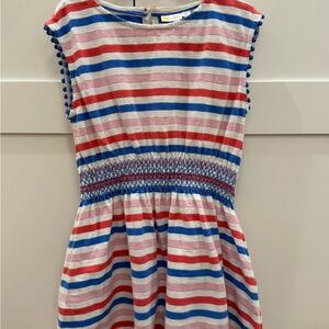 Mini Boden Pink and Blue Casual Sundress